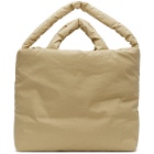 Kassl Editions Beige Large Trench Bag