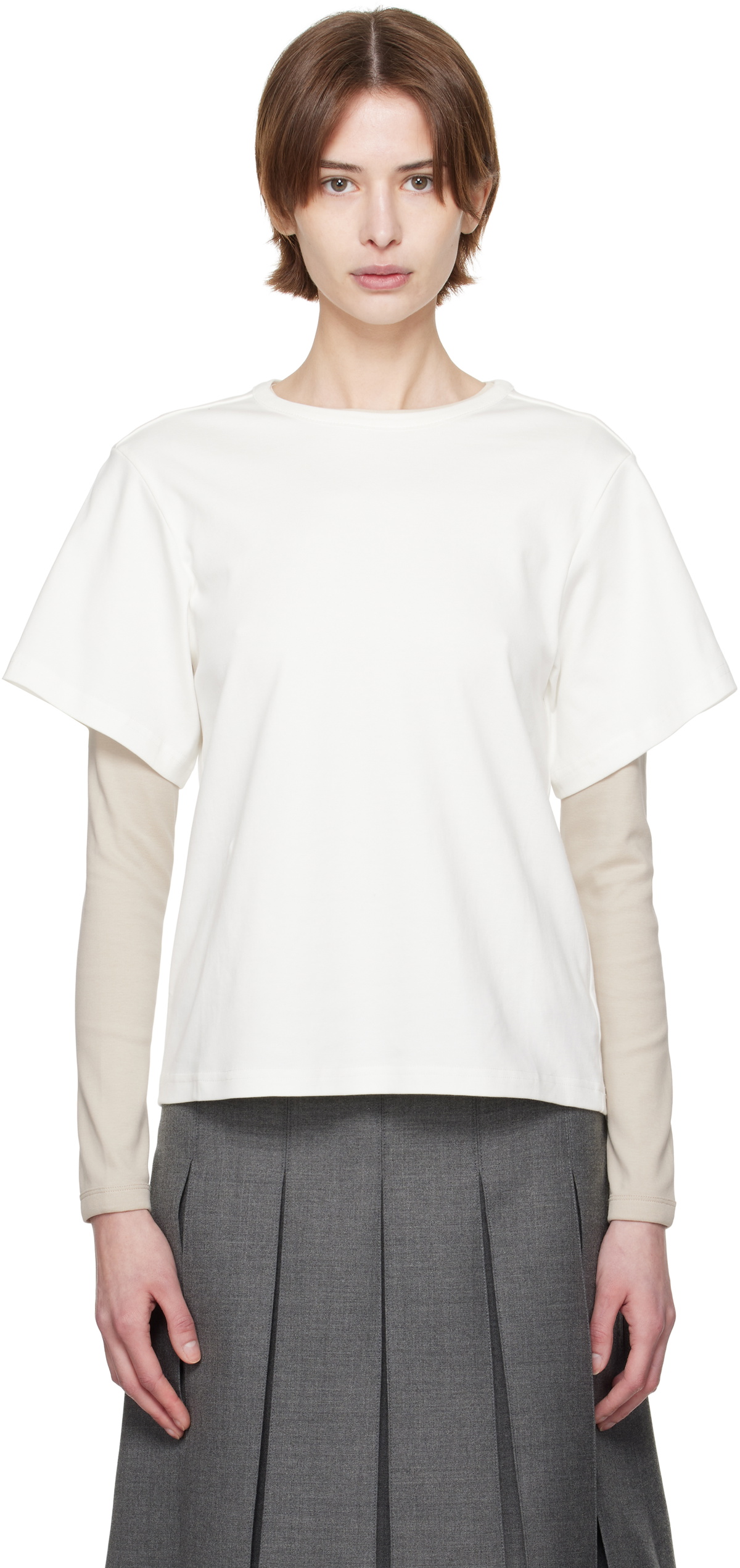 トップス fax copy express White T Fax Copy Express White Oversized Shirt Fax Copy Express