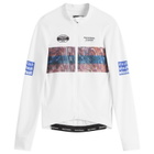 Pas Normal Studios Men's T.K.O. Mechanism Long Sleeve Jersey in Human Error White