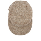 Satta Men's Flannel Cap in Speckled Brown