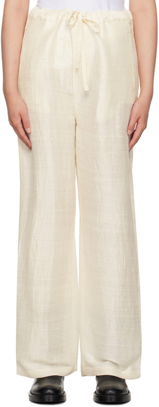 Photo: AIREI Beige Drawstring Trousers