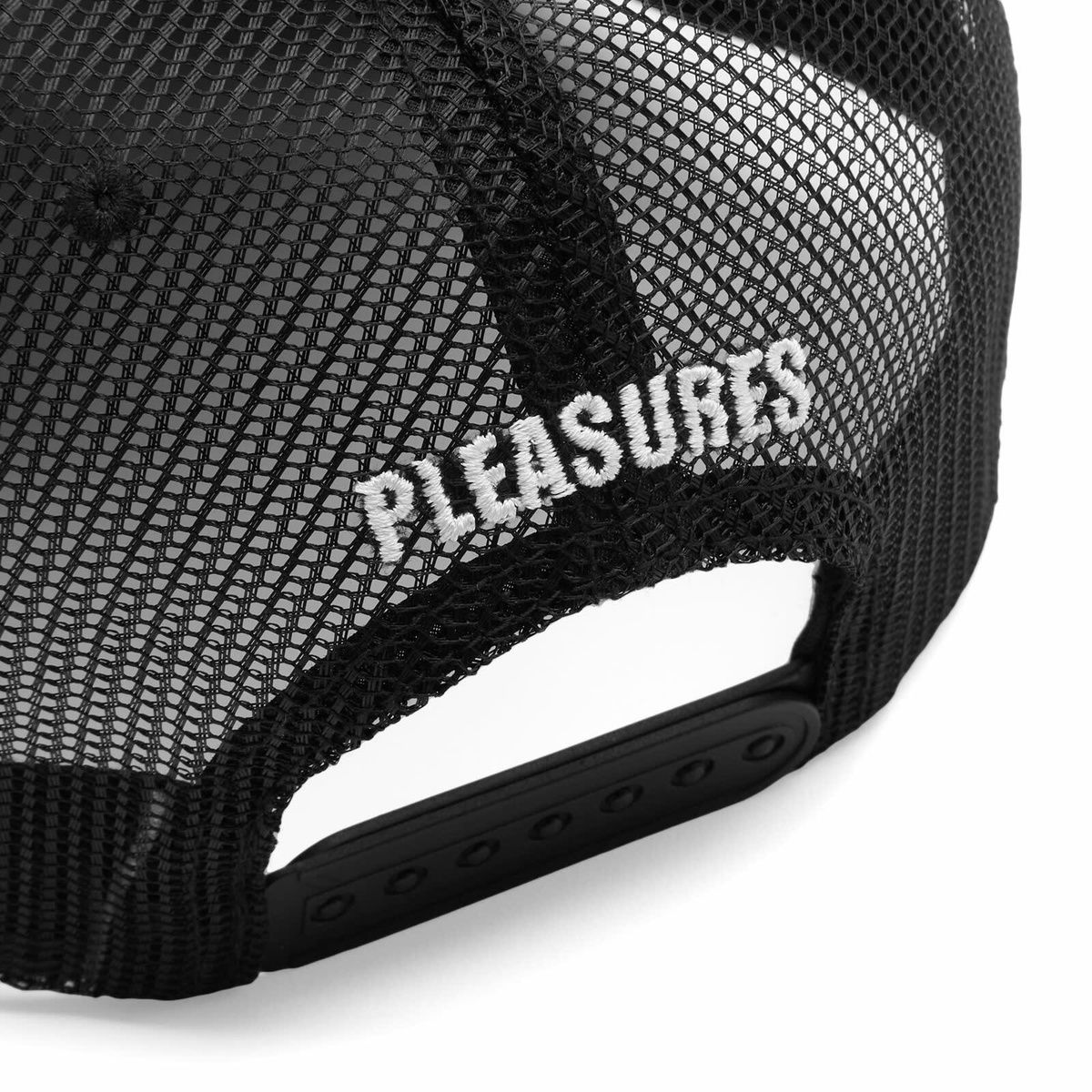 Pleasures Men's Pollution Trucker Cap in Black 