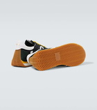 Loewe Flow Runner 2.0 suede-trimmed sneakers
