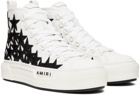 AMIRI White Stars Court High-Top Sneakers