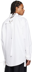 Parnell Mooney White Tie Shirt