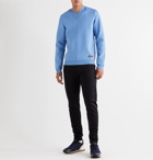 Valentino - Tech-Knit Sweater - Blue