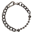 Heron Preston Black Multi Chain Necklace