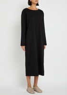 Skall Studio Louis Cotton Midi Dress Black