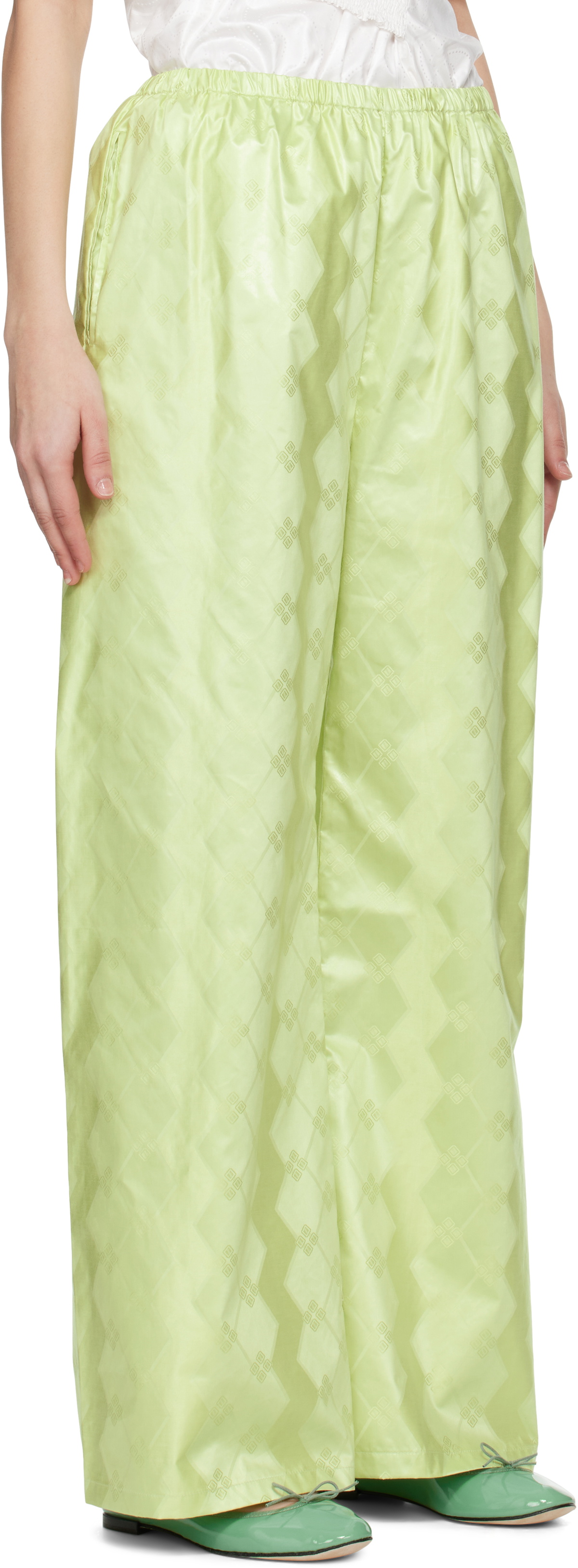 SUPER YAYA Green Noucki Judo Trousers