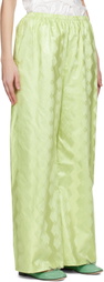SUPER YAYA Green Noucki Judo Trousers