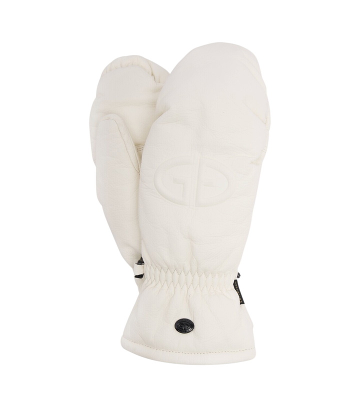 Photo: Goldbergh Hilja logo leather mittens
