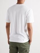 Stone Island - Logo-Appliquéd Cotton-Jersey T-Shirt - White