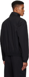 Marine Serre Black 'MS Sport' Nylon Track Jacket