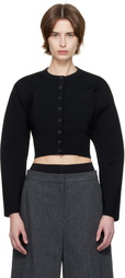 WARDROBE.NYC Black Matte Cardigan