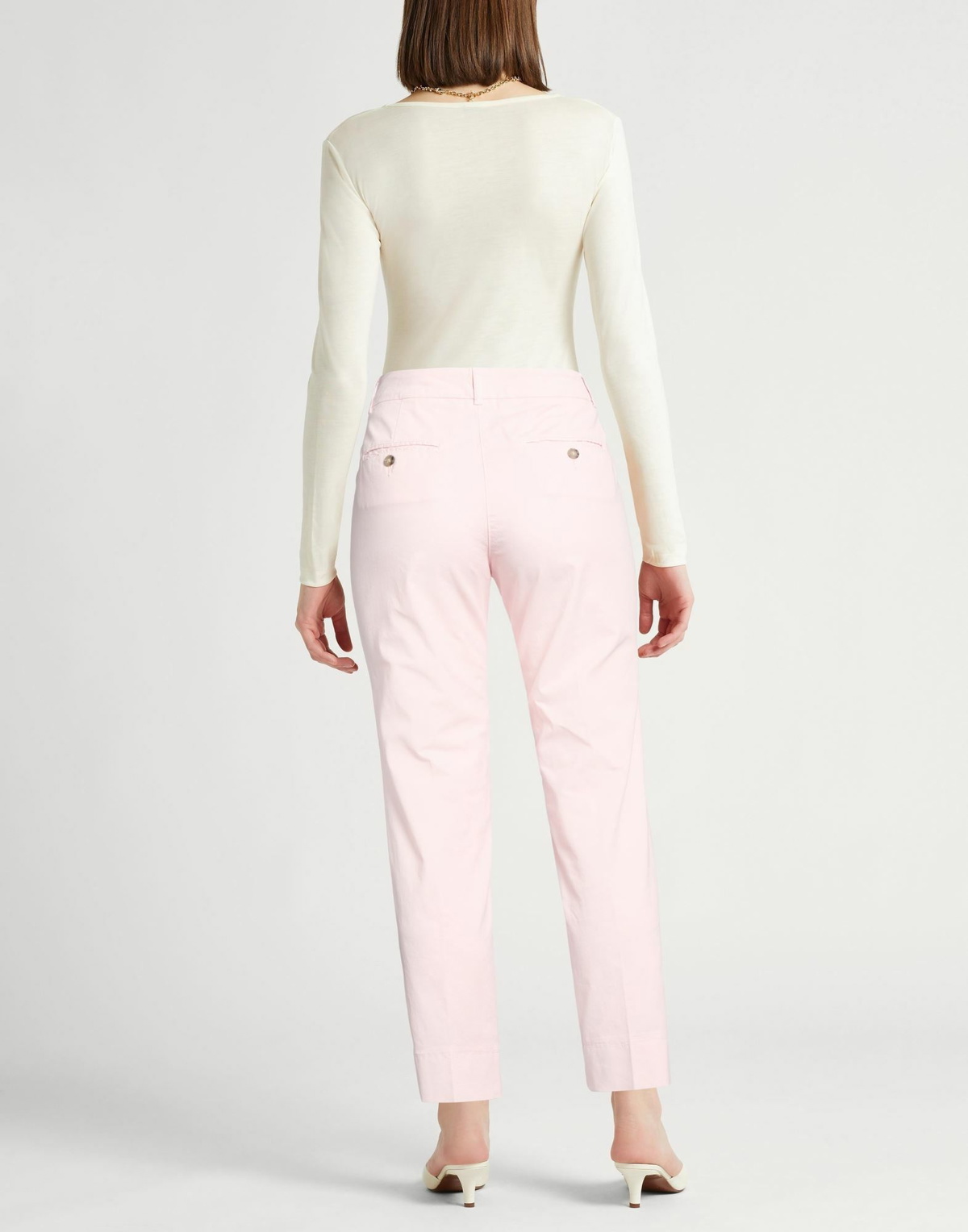 Peserico Icon 4718 Womens Pants Light in Pink