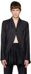 AARON ESH Black Single-Button Blazer