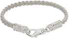 Emanuele Bicocchi Silver Braided Bracelet