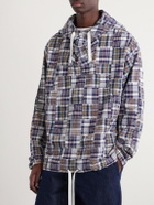 Beams Plus - Patchwork Checked Cotton Jacket - Blue