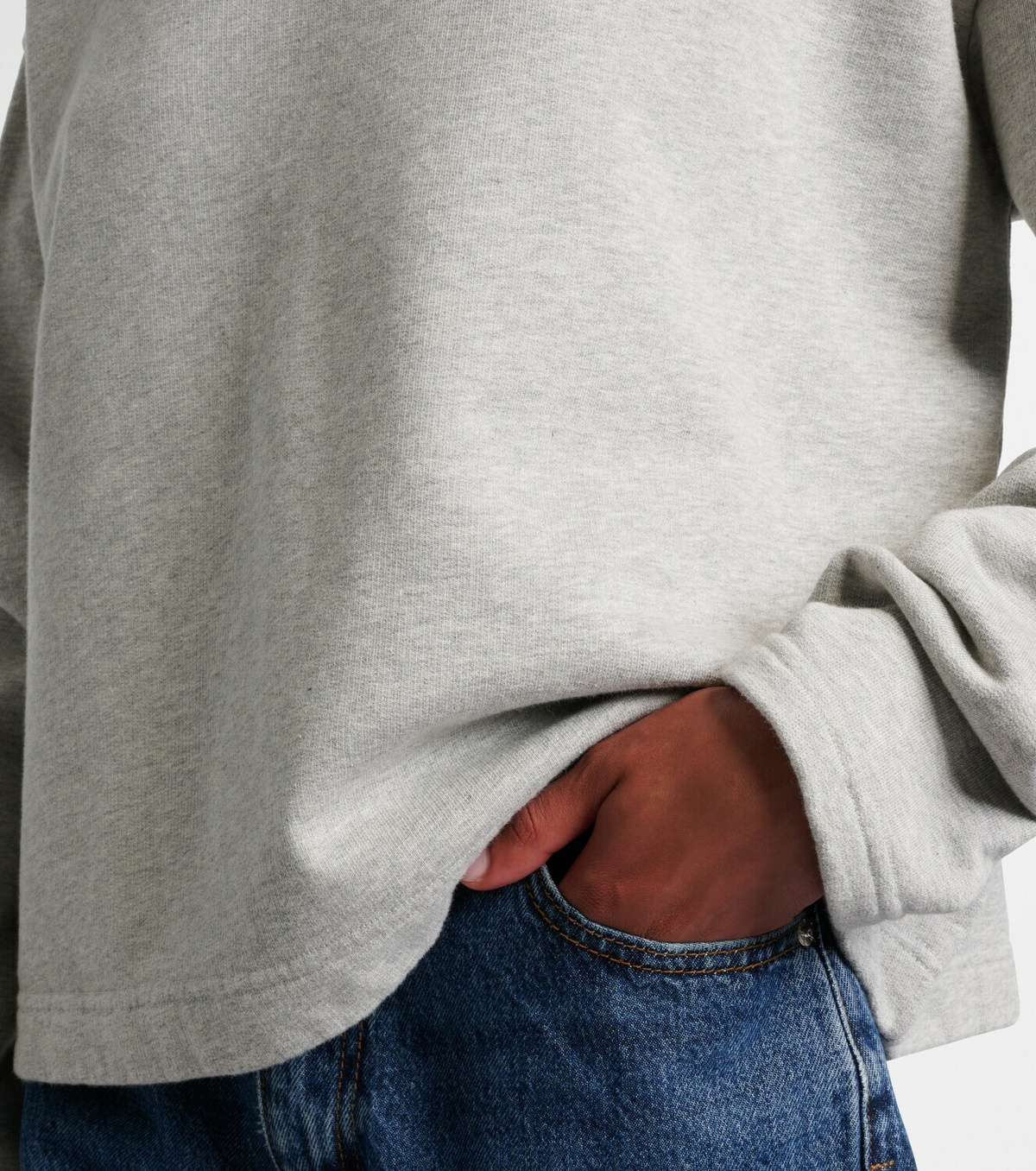 Ami Paris Ami de Cœur cotton fleece sweatshirt