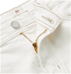 AG Jeans - Tellis Slim-Fit Cropped Stretch-Denim Jeans - White