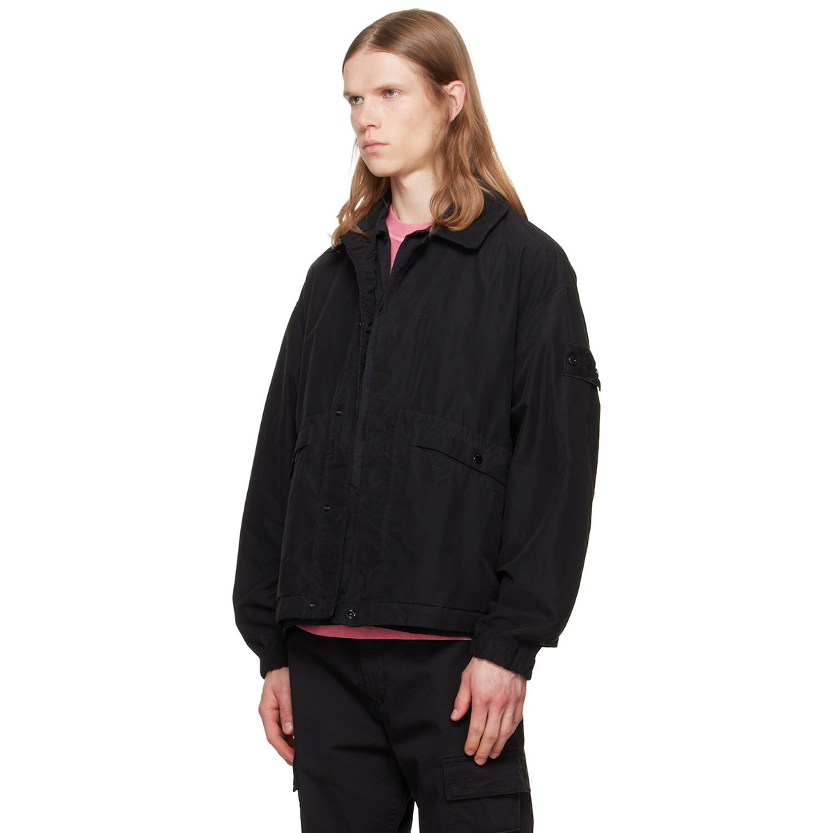 Stone Island Black David Light-TC Jacket
