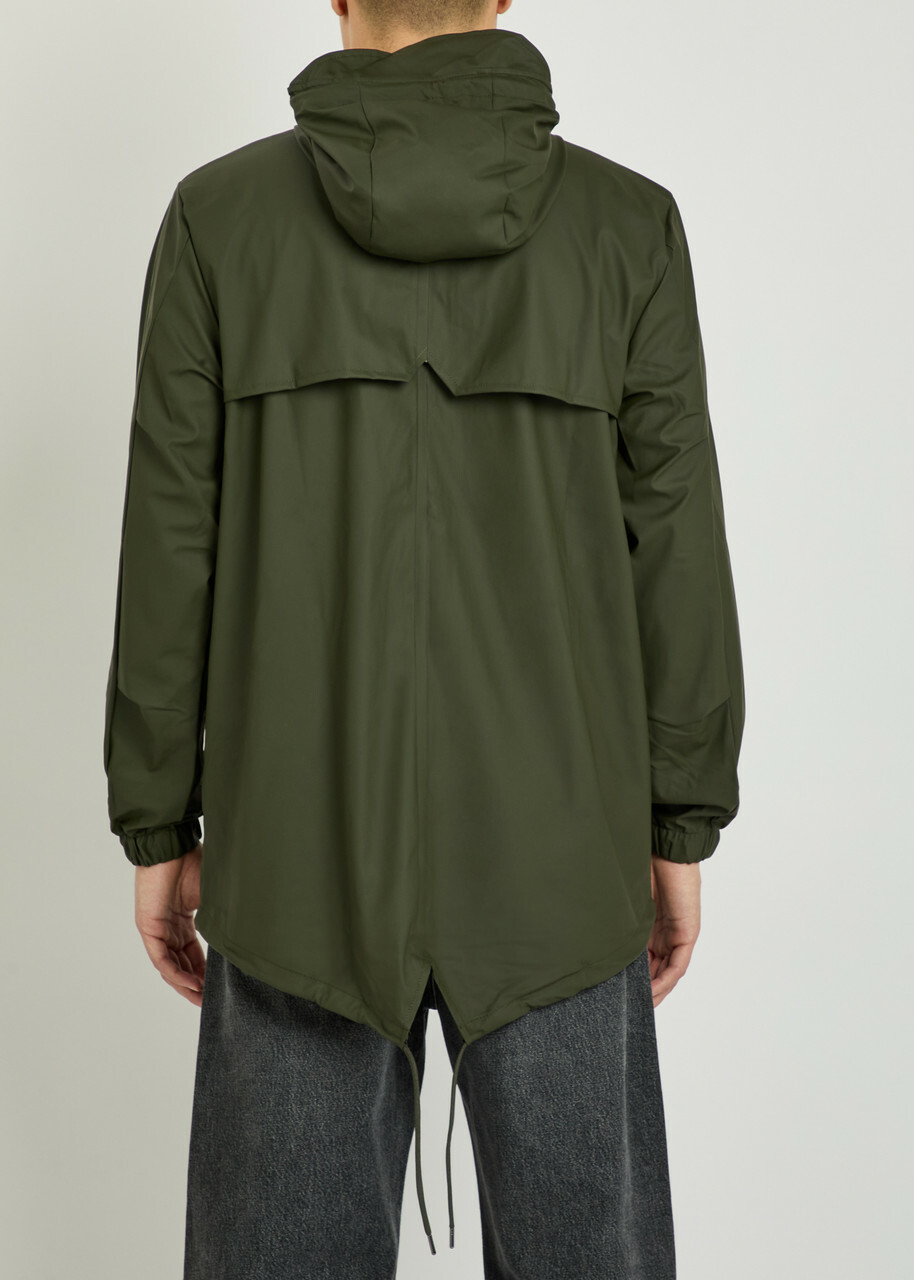 Rains Fishtail Waterproof Jacket Green