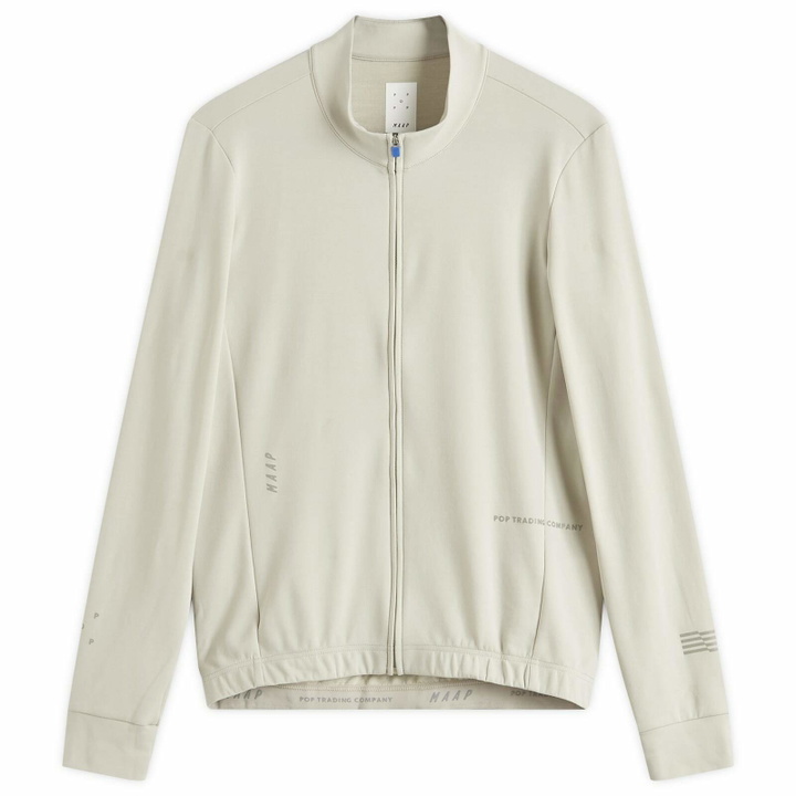 Photo: MAAP Men's x Pop Trading Company Long Sleeve Jersey in Fog
