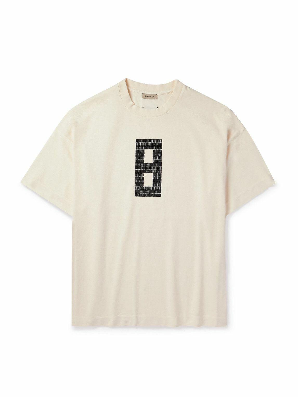 Fear of God - 8 Oversized Logo-Print Cotton-Jersey T-Shirt