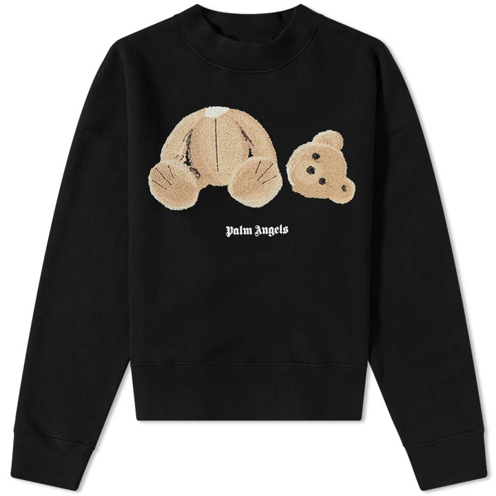 Photo: Palm Angels Bear Fitted Crew Sweat