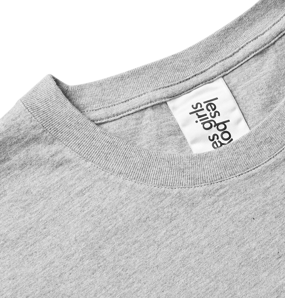 Les Girls Les Boys - Mélange Cotton-Jersey T-Shirt - Gray