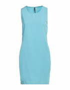 Manila Grace Womens Mini dress Turquoise