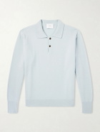 ssstein - Merino Wool Polo Shirt - Blue