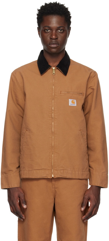 Photo: Carhartt Work In Progress Brown Detroit Jacket