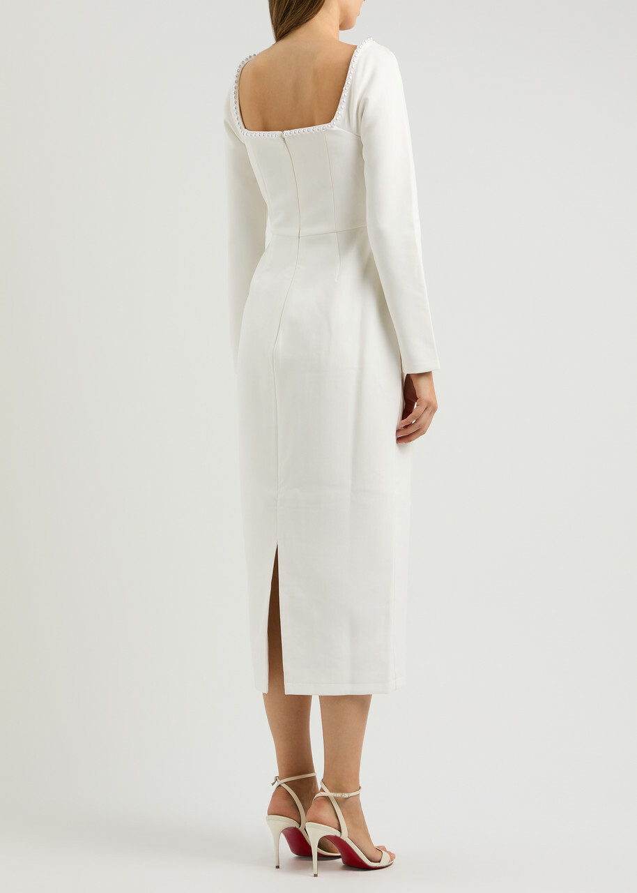 cream off the shoulder mini dress Modern Romance Ribbed Off Shoulder Mini Dress in Cream M / Cream