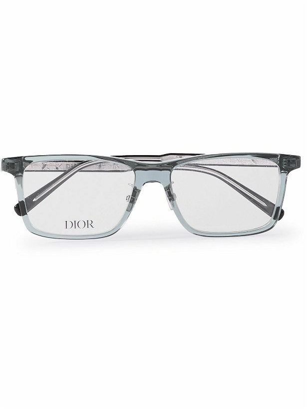 Photo: Dior Eyewear - InDiorO S4F Square-Frame Acetate Optical Glasses