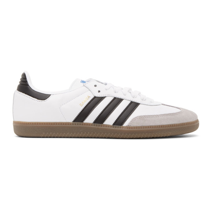 Photo: adidas Originals White Samba OG Sneakers