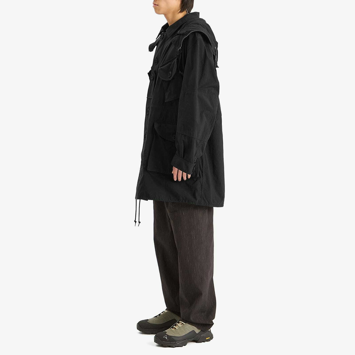 ぴょん　BK Junya Watanabe MAN Men's x C.P Company Nylon Oxford Goggle