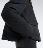 Loewe Padded shearling-trimmed cotton-blend jacket