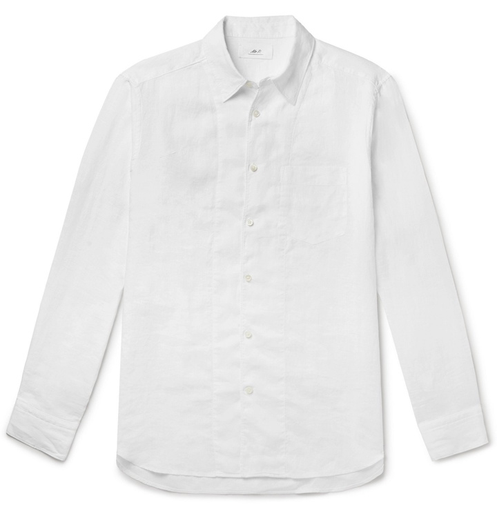 Photo: Mr P. - Linen Shirt - White