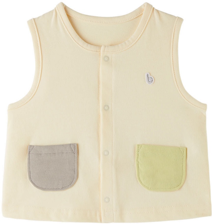 Photo: Kodomo BEAMS Baby Off-White Cotton Vest
