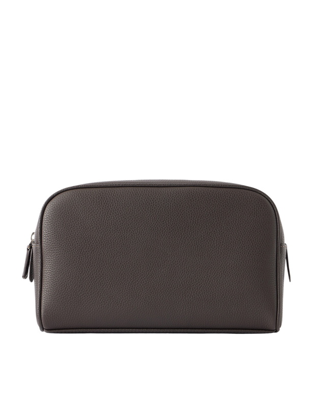 Photo: George Cleverley - Full-Grain Leather Wash Bag - Brown