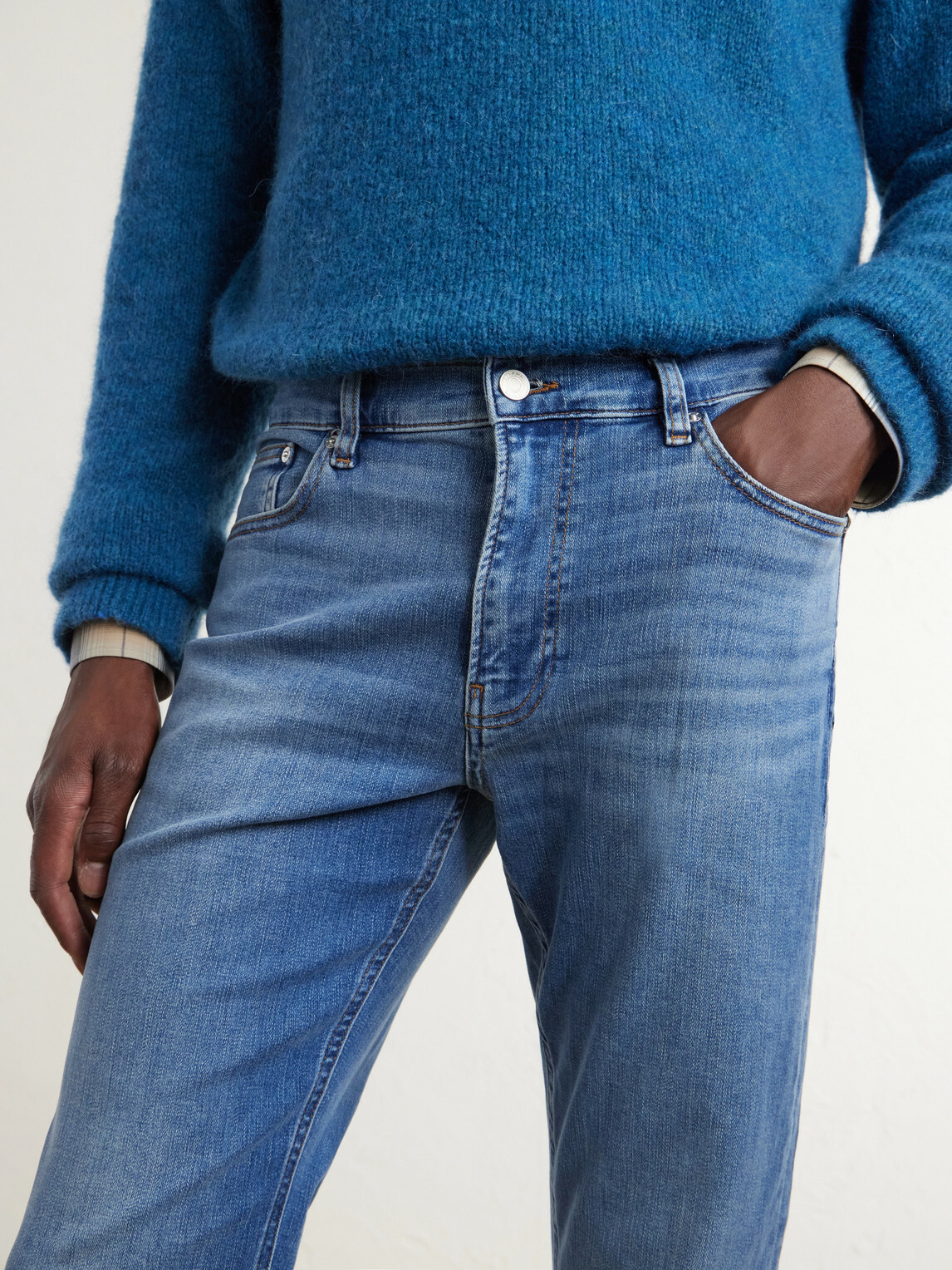 FRAME - Modern Straight-Leg Jeans - Blue