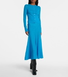 Alaïa Mohair and wool-blend cardigan