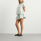 My Mum Made It Women's Pleat Mini Skirt in Mint