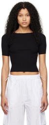 WYNN HAMLYN Black Palm T-Shirt