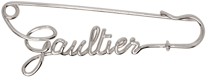 Photo: Jean Paul Gaultier Silver 'The Gaultier Safety Pin' Brooch