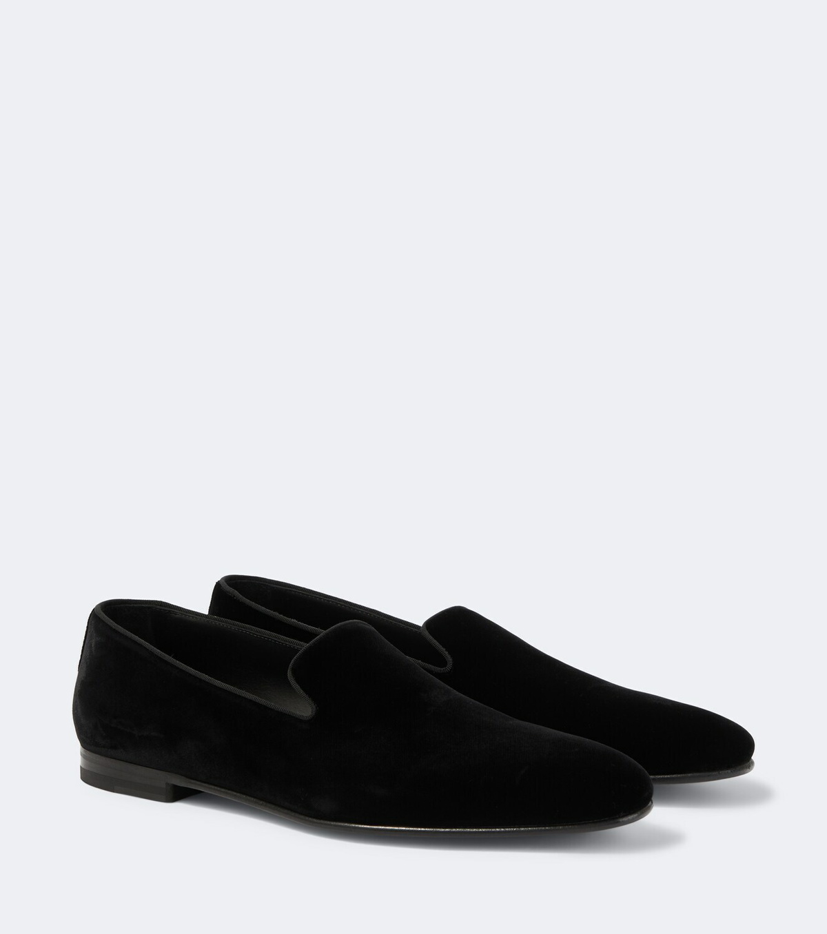 Manolo Blahnik Mario velvet loafers