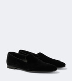 Manolo Blahnik Mario velvet loafers