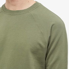 Folk Men's Rivet Sweat in Olive