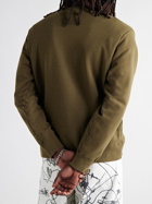 UNDERCOVER - Lost Printed Cotton-Jersey Sweatshirt - Brown